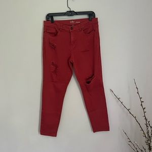 New York & Co distressed jeans